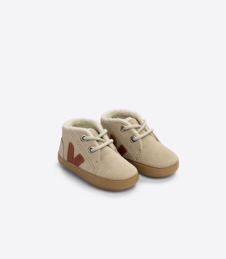 BABY SUEDE BONPOINT ALMOND CANYON